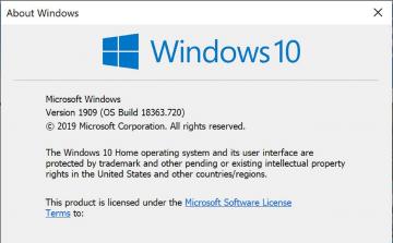 Microsoft chuẩn bị ngừng hỗ trợ Windows 10 phiên bản 1909